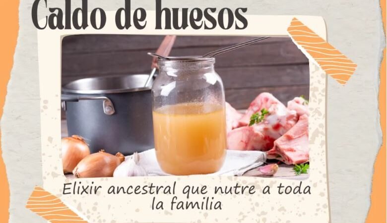 Caldo de huesos hecho en casa!